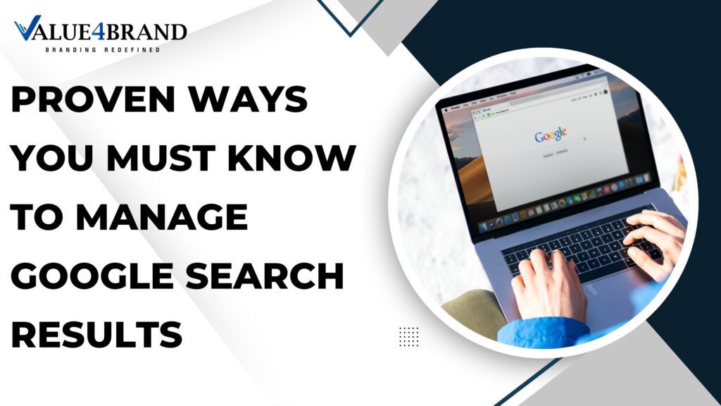 how to manage Google Search Results