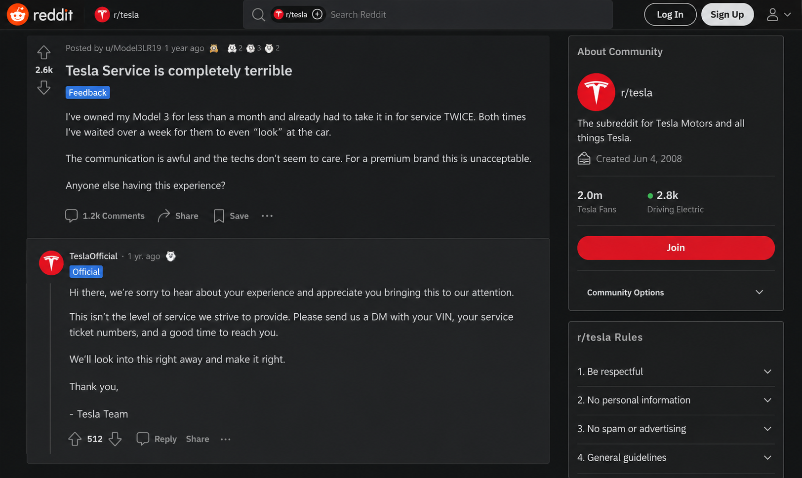 Professionally Respond to Genuine User Concerns