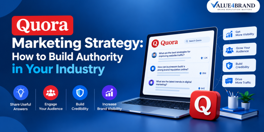 Quora marketing strategy for building brand authority and industry expertise